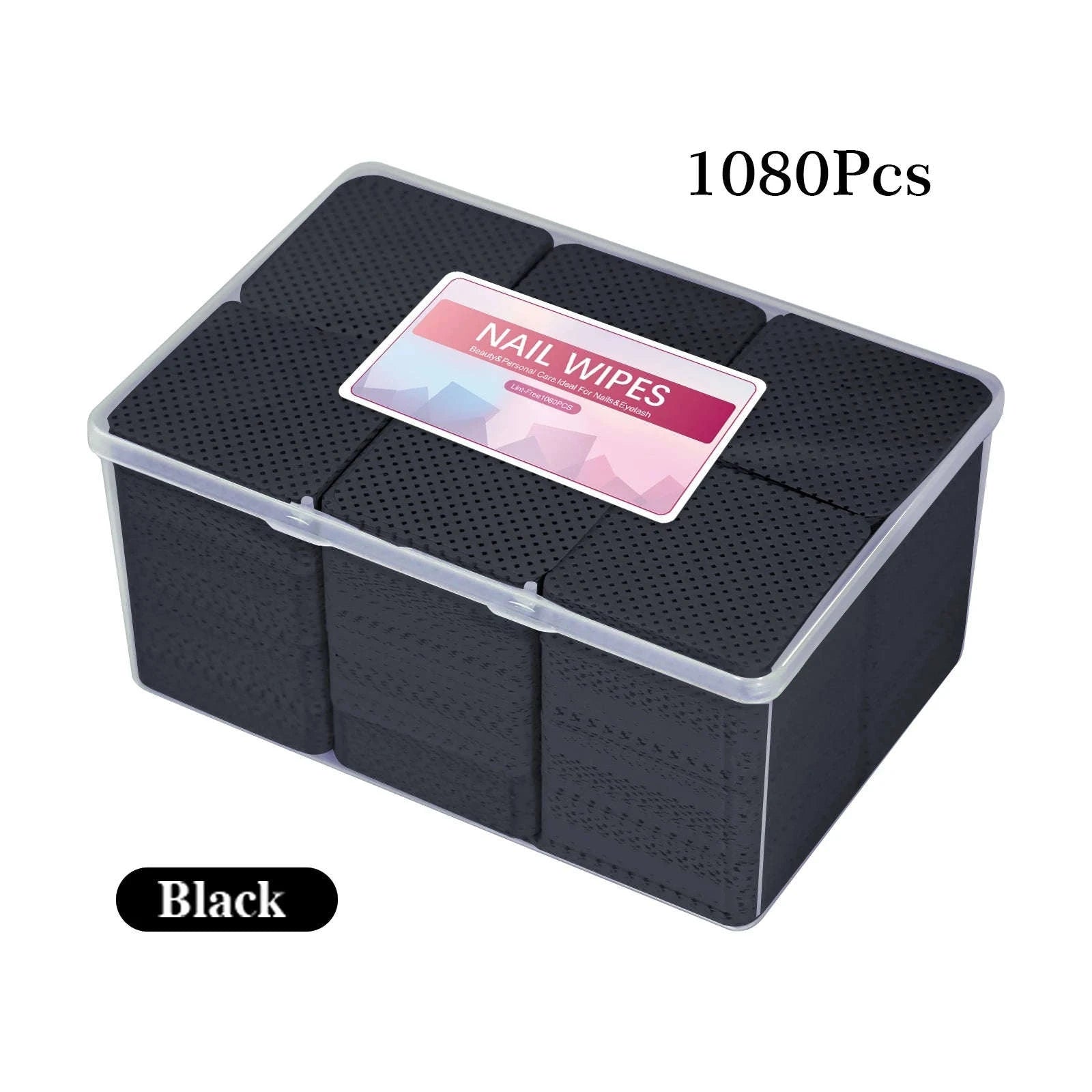 Lint-Free Nail Wipes (200PCS)-White-200pcs