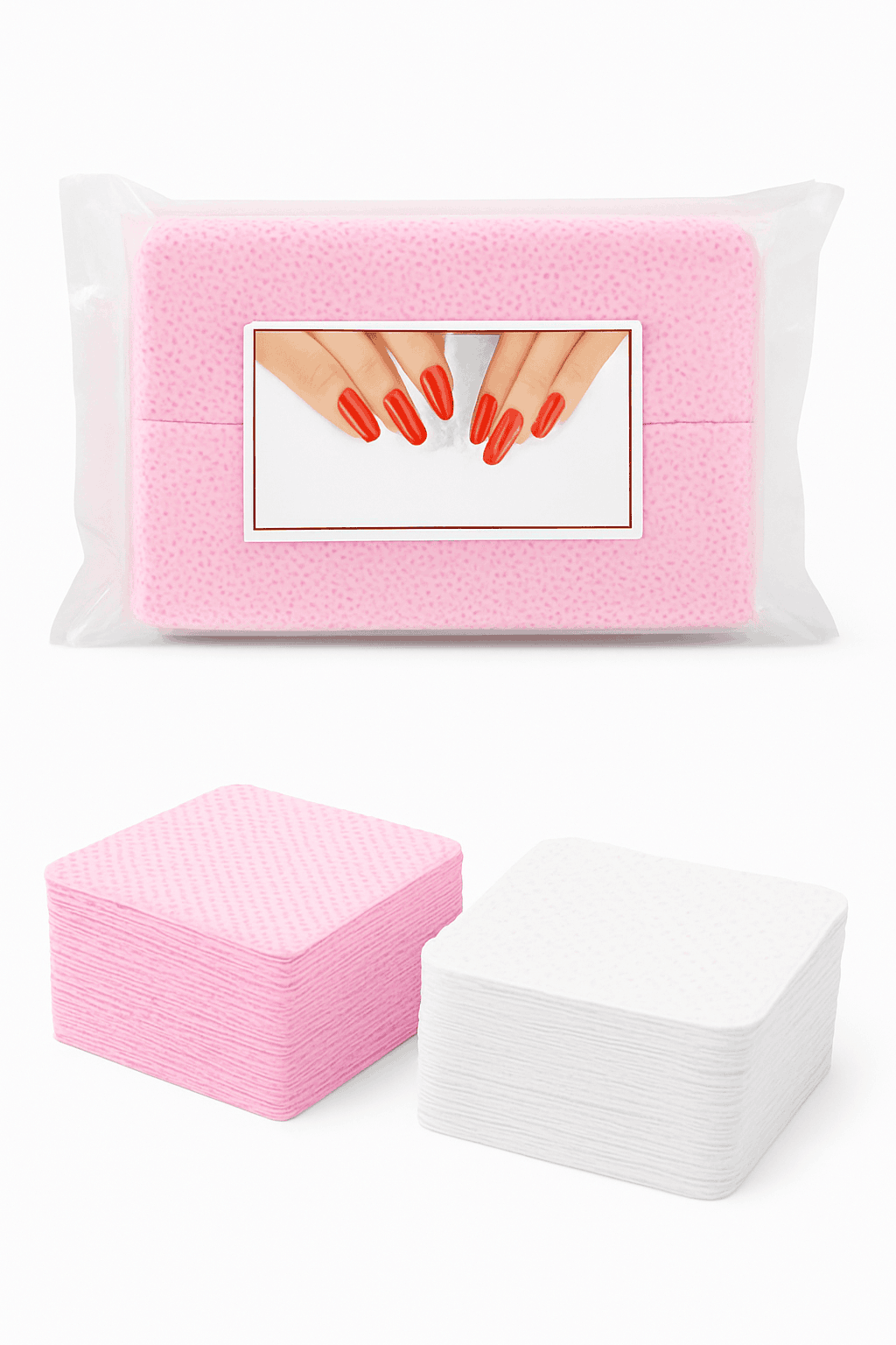 Lint-Free Nail Wipes for Clean Manicure Prep and Gel Removal-200pcs