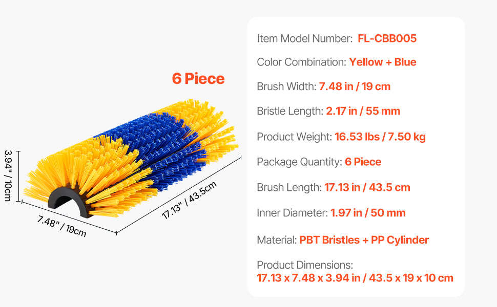 Livestock Scratching Brush for Horses and Cattle-Large 4 Pieces / United States