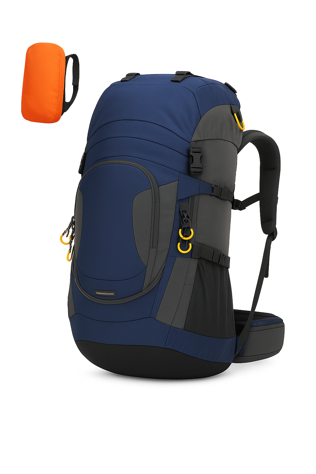 Mochila de Hiking à Prova d'água 60L com Capa de Chuva