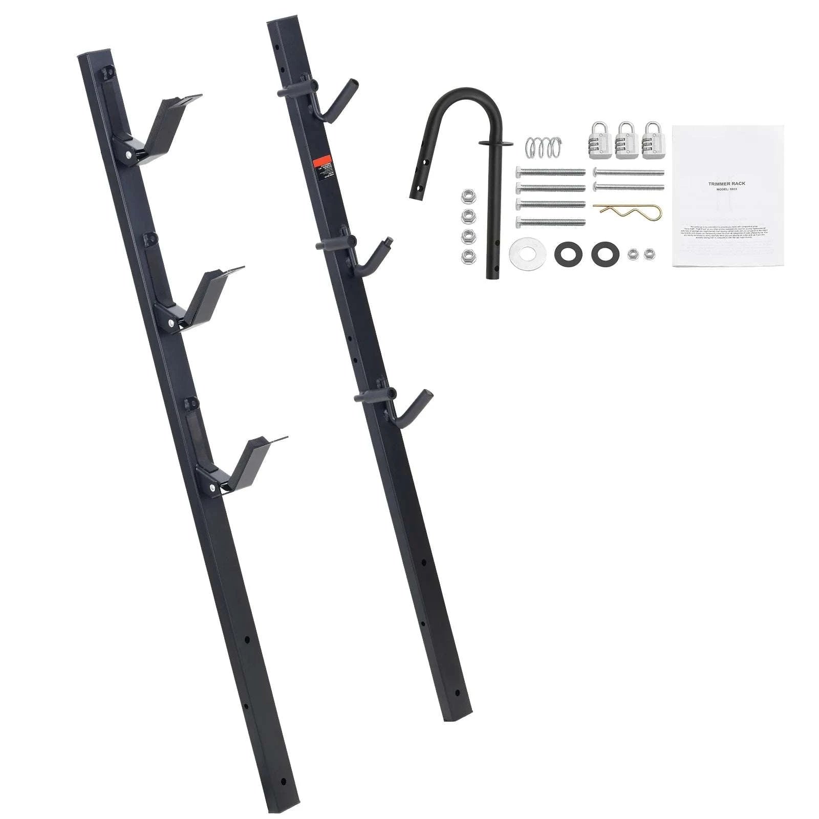 Locking Trimmer Rack for Trailer or Pickup – 2/3 Place Steel Carrier-B / CZECH REPUBLIC
