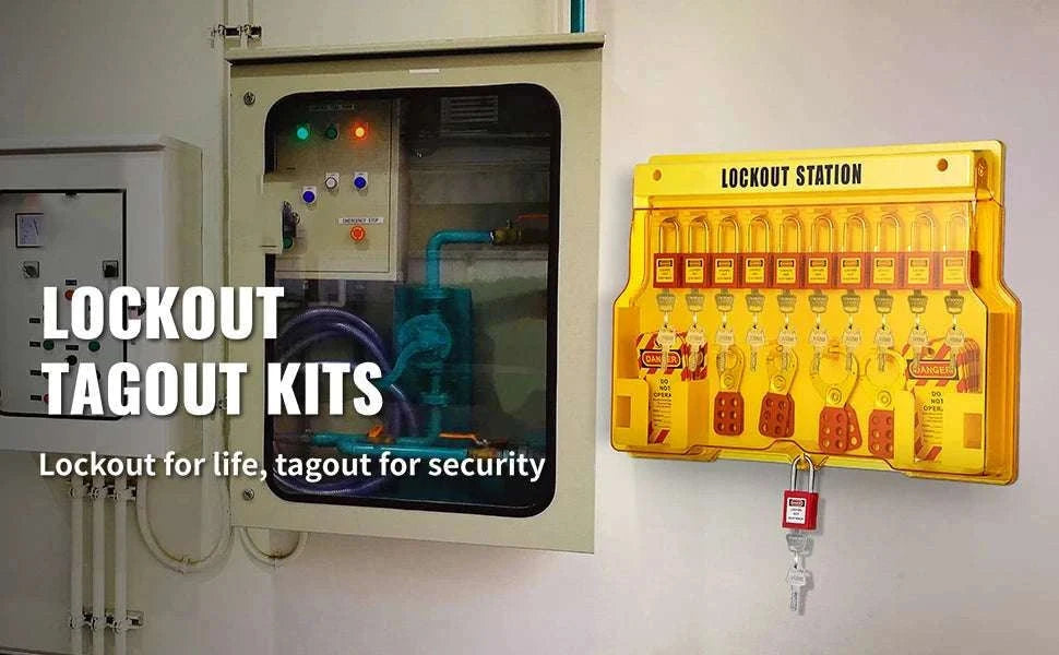 Lockout Tagout Kit Set with Padlocks, Hasps & Station (26–58 PCS)-42 PCS 1 Tool Box / United States
