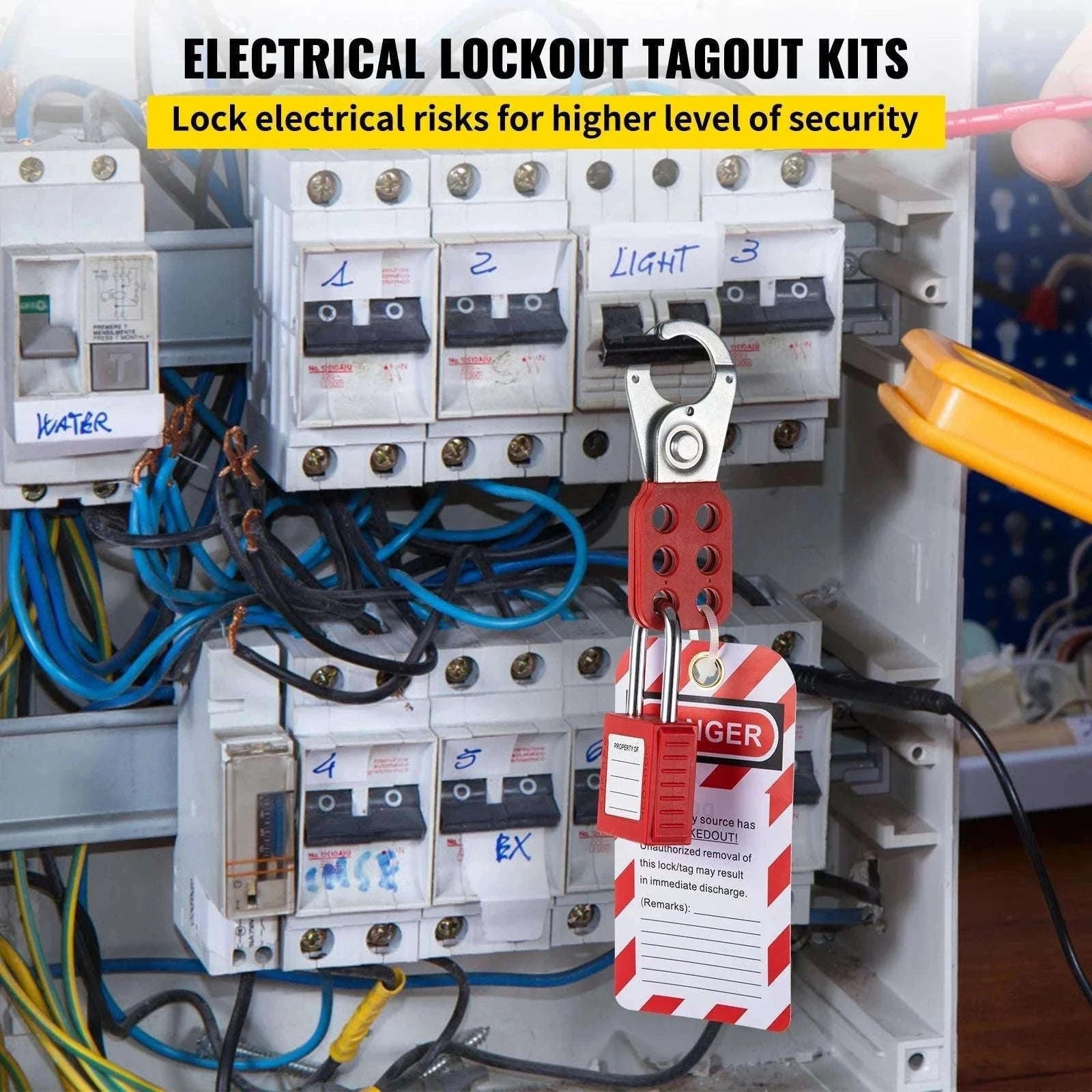 Lockout Tagout Kit Set with Padlocks, Hasps & Station (26–58 PCS)-42 PCS 1 Tool Box / United States