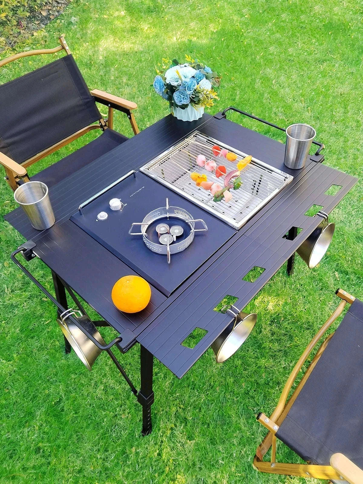 Lohascamping Folding Camping Table-camping grate