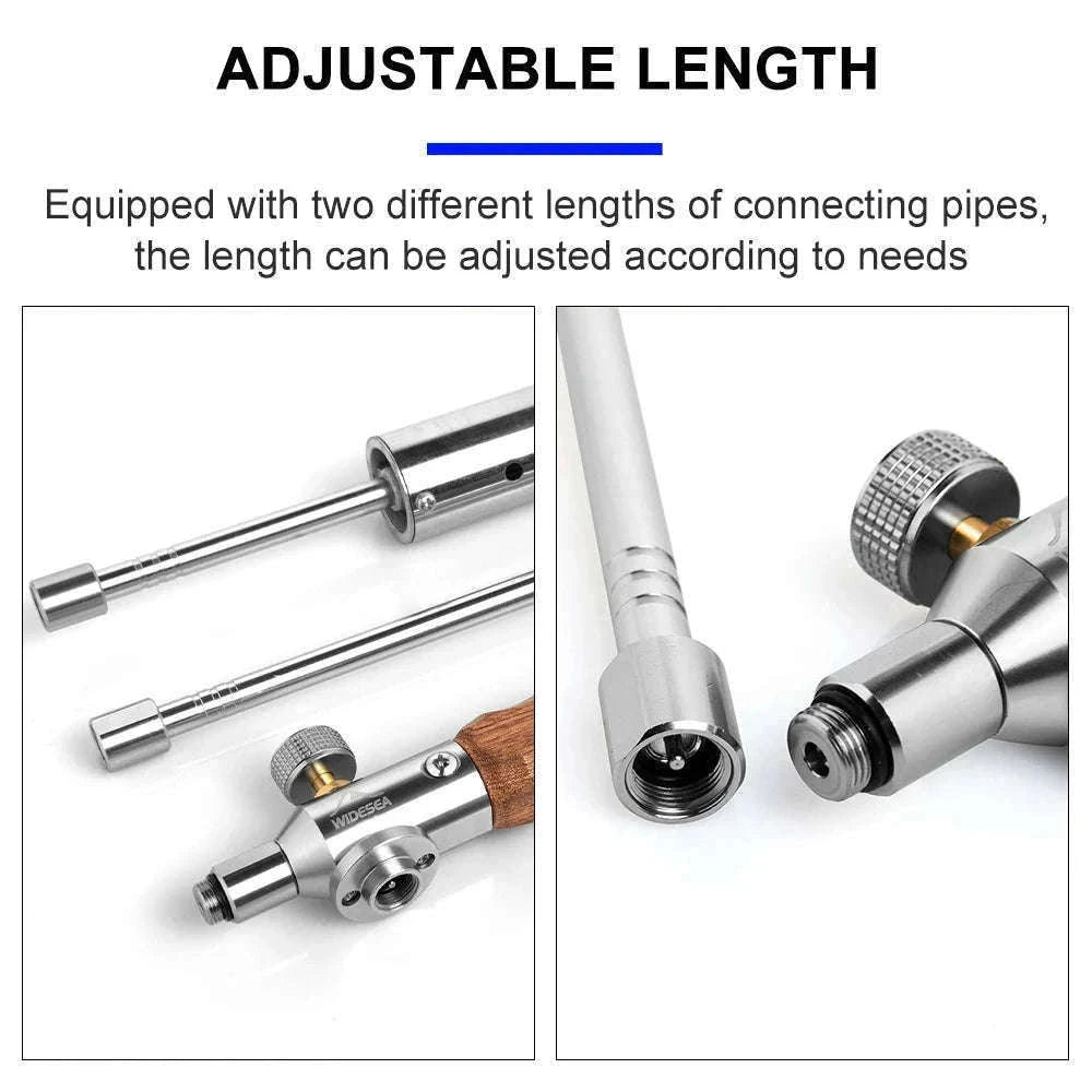 Long Handle Detachable Stainless Steel Camping Torch-WSPQ-004