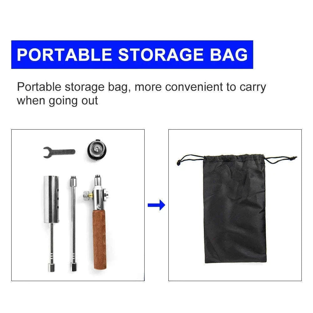 Long Handle Detachable Stainless Steel Camping Torch-WSPQ-004