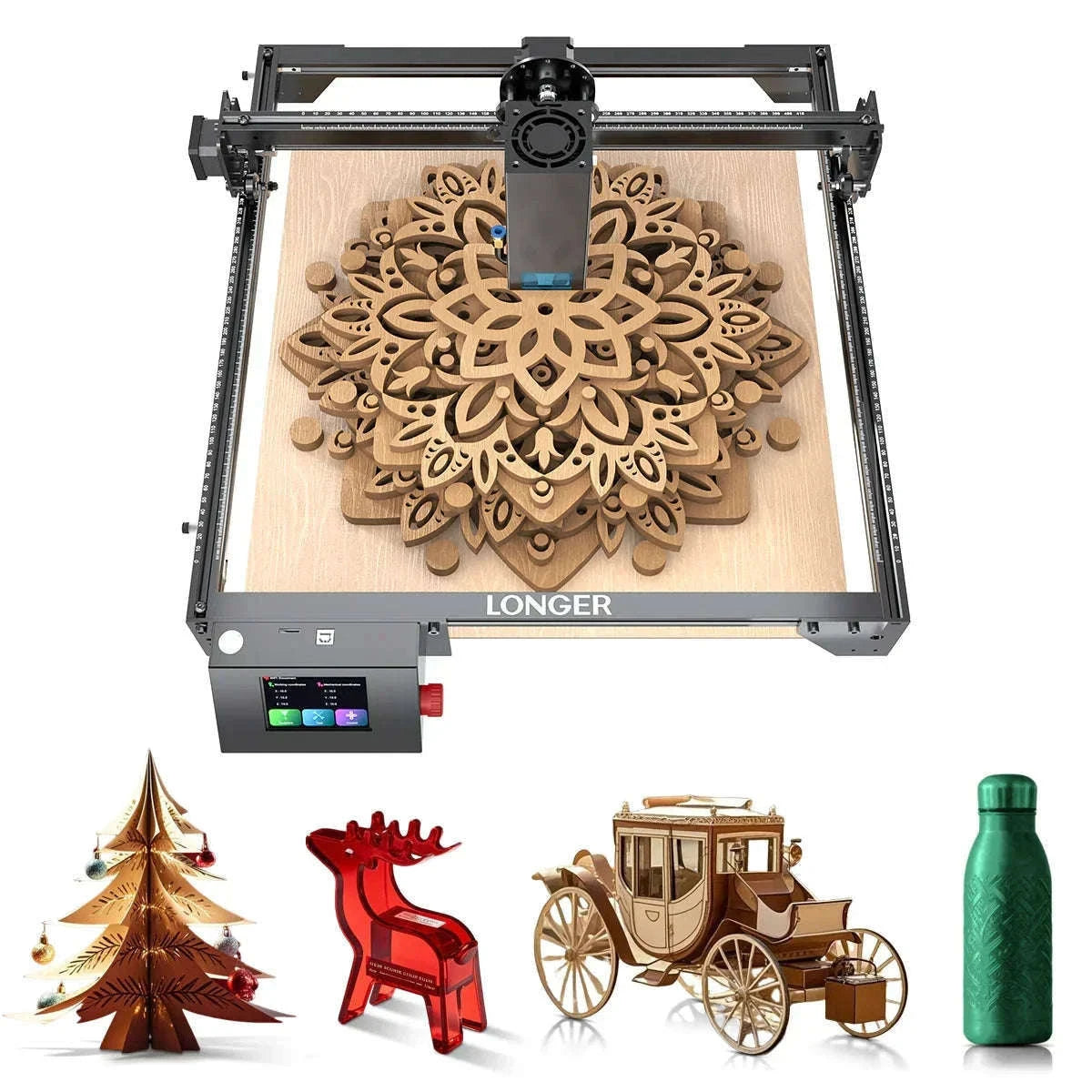 LONGER RAY5 10W Laser Engraver with Touch Control and WiFi-LONGER RAY5 10W / Poland / 10W