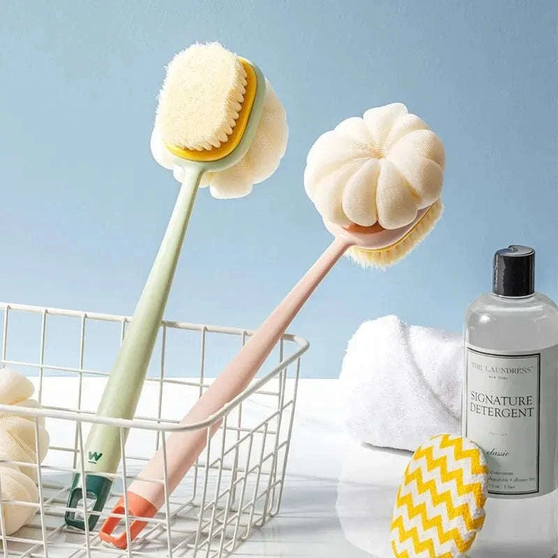 Loofah Back Scrubber with Long Handle for Easy Bath Exfoliation-yushua-fense