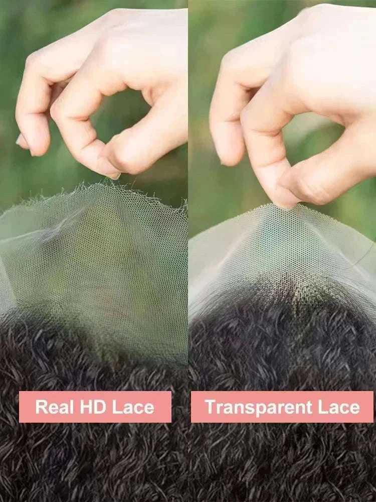 Loose Deep Wave HD Lace Frontal Human Hair Wig-13x6 HD Lace Wig / 220 Density / france|40inches