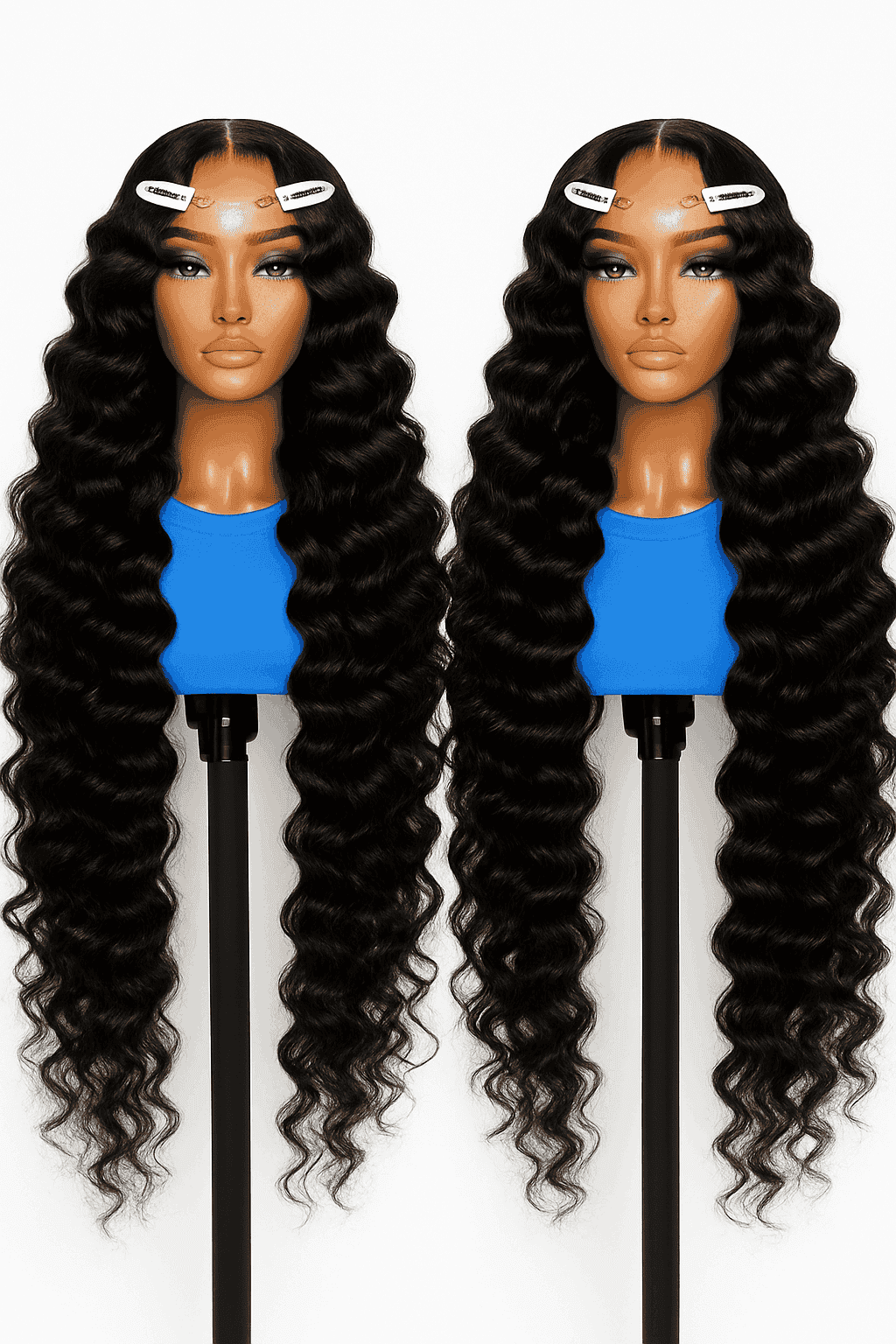 Loose Deep Wave HD Lace Frontal Human Hair Wig-13x6 HD Lace Wig / 220 Density / france|40inches