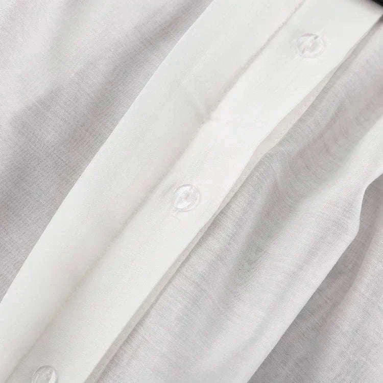 Loose Fit Chiffon Collared Shirt with Flare Sleeves for Women-Pink / S