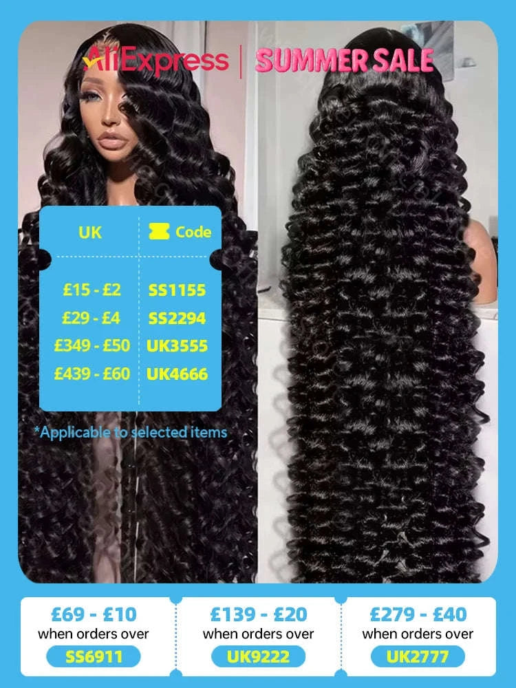 Loose Wave Lace Front Human Hair Wig 200 Density-13X7 Lace Wig / 200 Real Density / UNITED KINGDOM|36inches