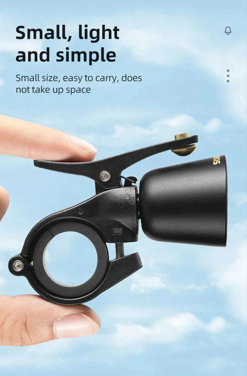 Loud Brass Bicycle Bell for MTB & Road Bikes Clear Safety Ring-34210005004