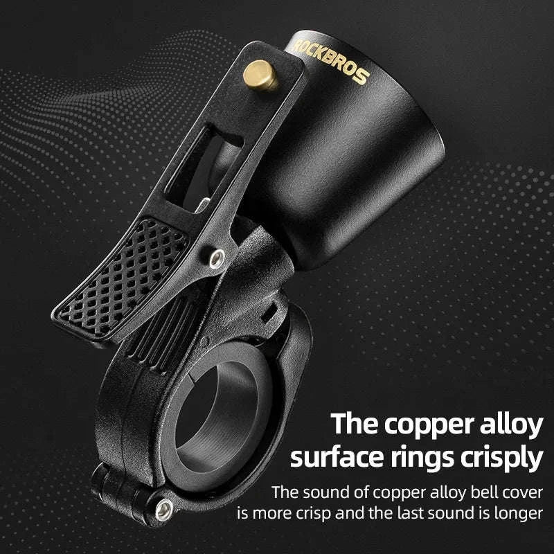 Loud Brass Bicycle Bell for MTB & Road Bikes Clear Safety Ring-34210005004