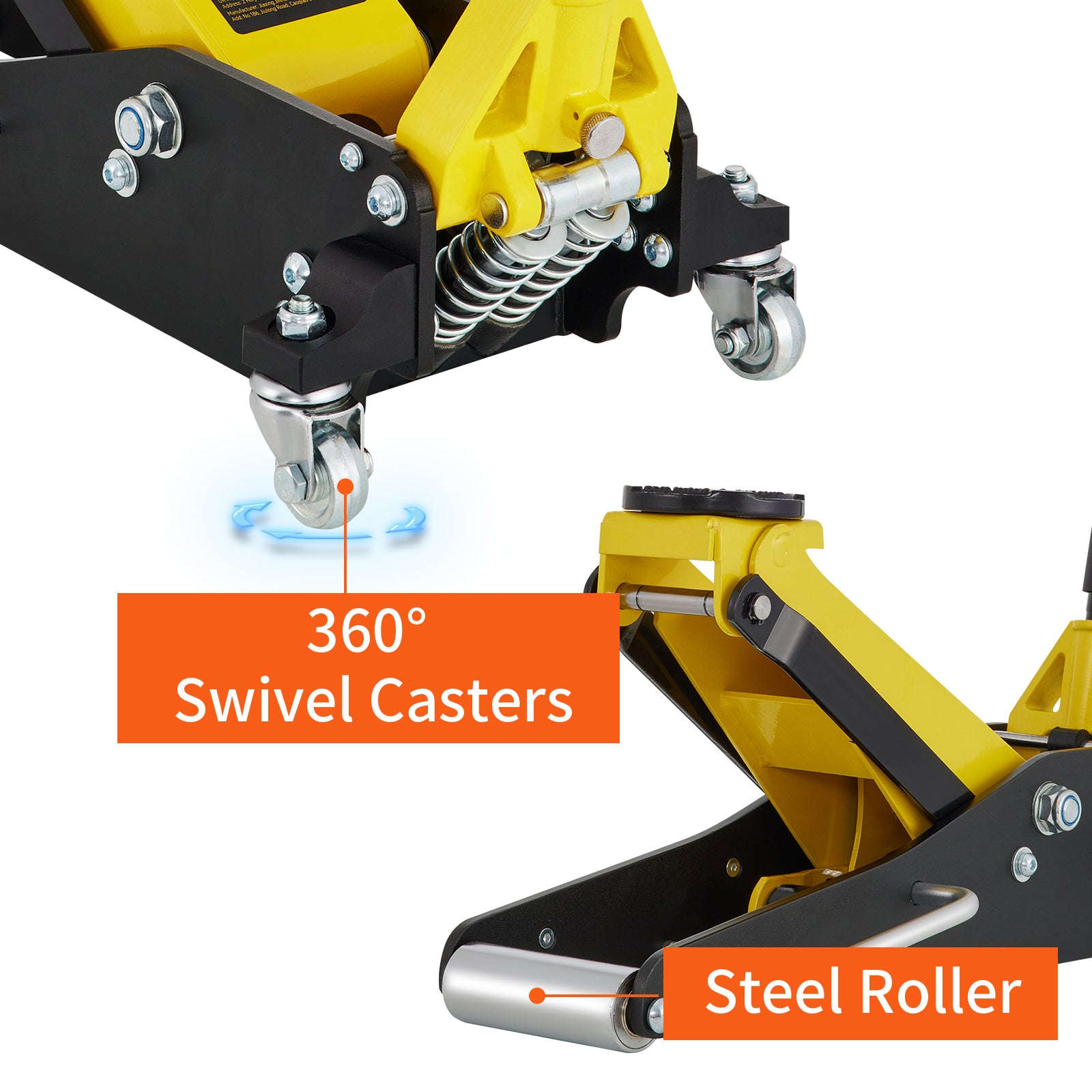 Low Profile Floor Jack 1.5-3 Ton Aluminum Steel Hydraulic Dual Pump-1.5 Ton / spain