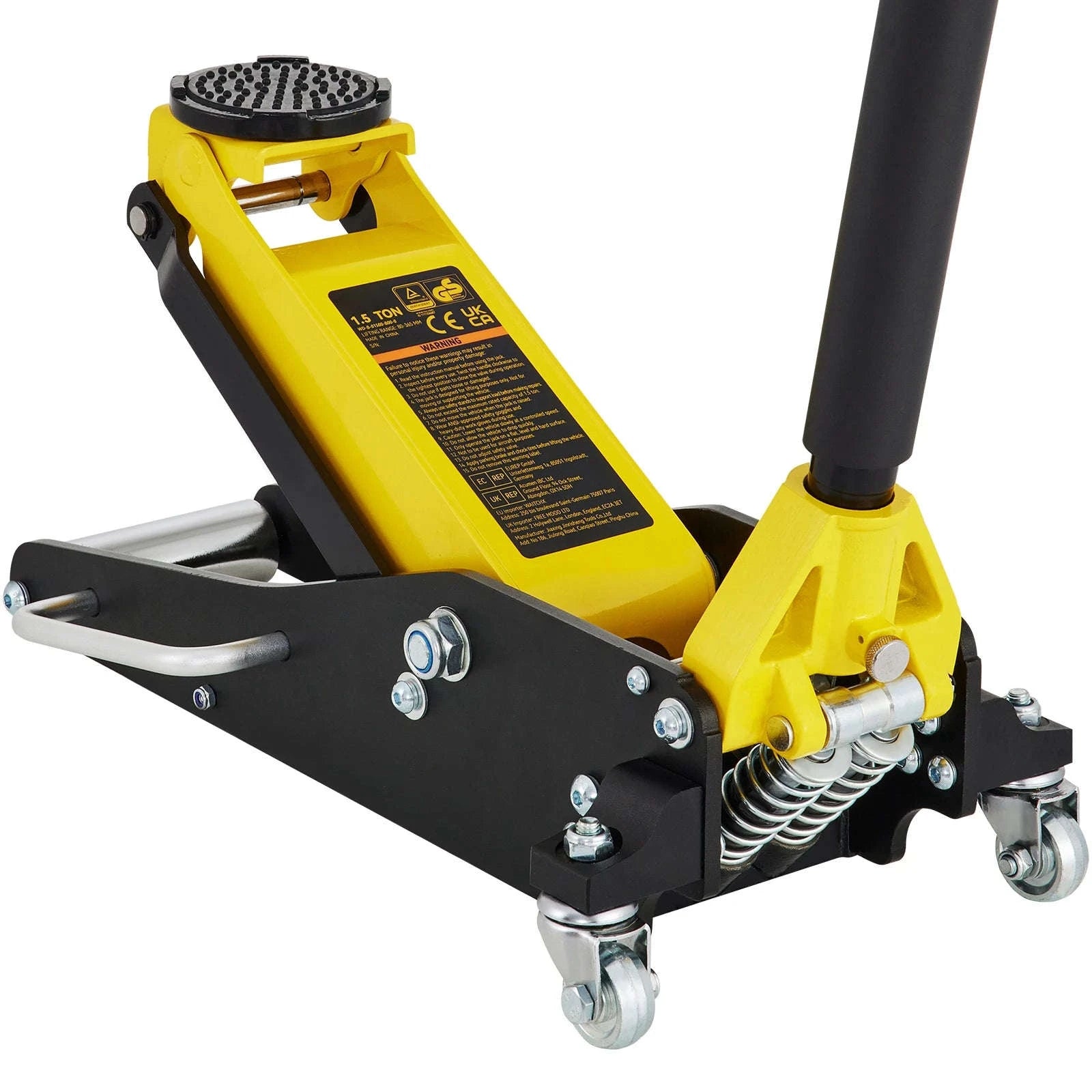Low Profile Floor Jack 1.5-3 Ton Aluminum Steel Hydraulic Dual Pump-1.5 Ton / spain