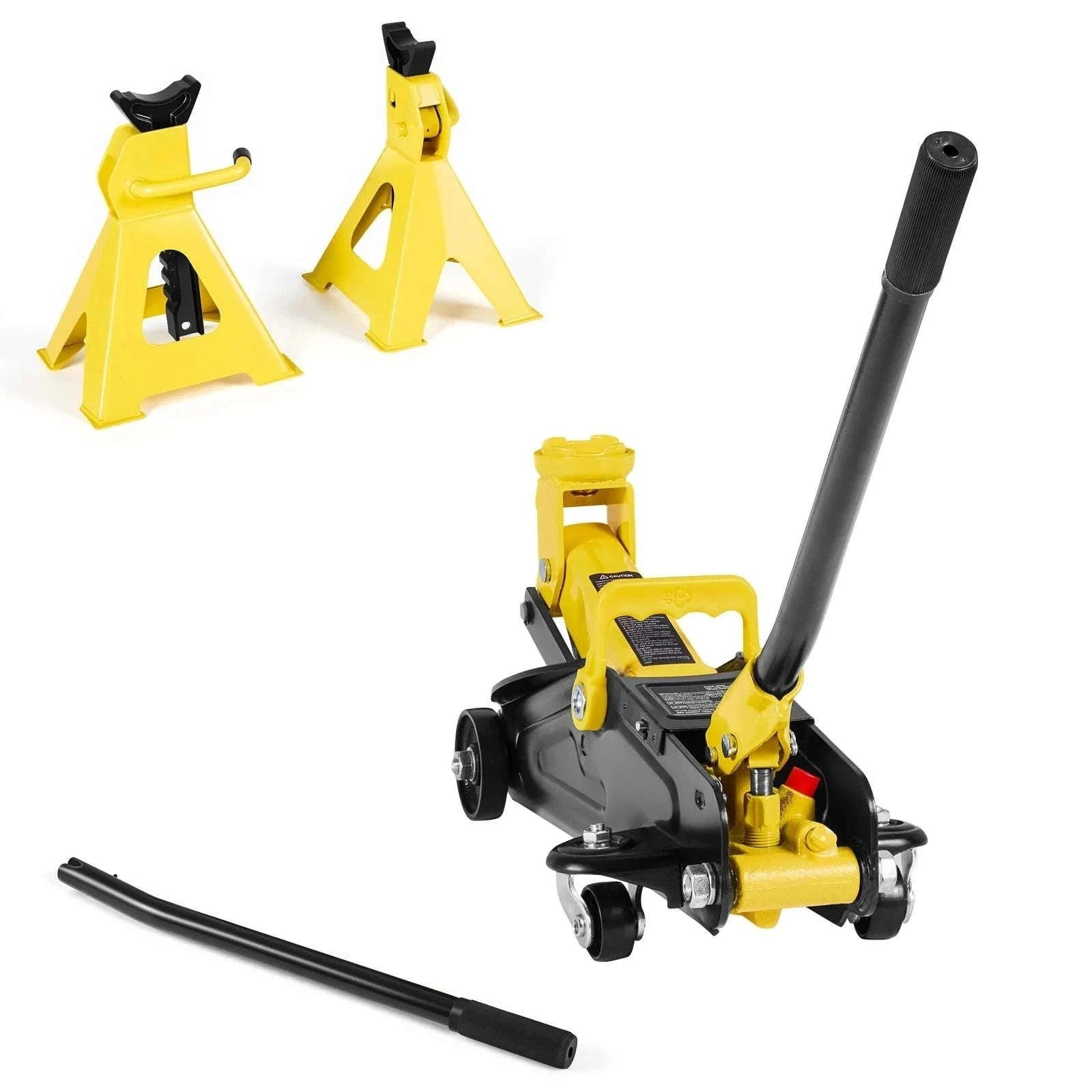 Low Profile Floor Jack with Stands, Steel Hydraulic Car Lift-2T / Canada