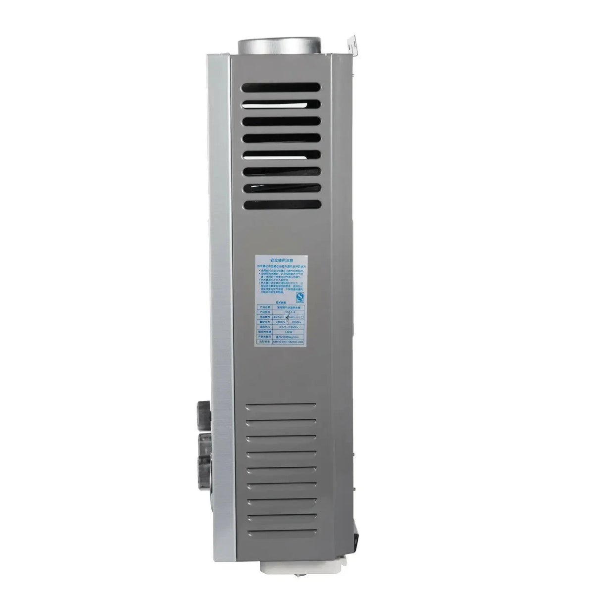 LPG Portable Tankless Water Heater with Digital Display-6L 12KW White / CZECH REPUBLIC