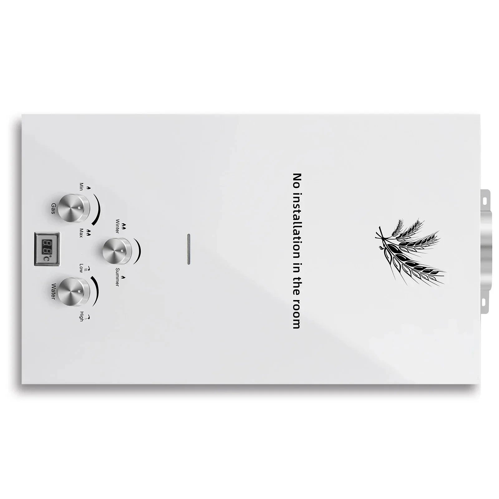 LPG Tankless Water Heater with Shower Kit-CZECH REPUBLIC / 32KW 16L white