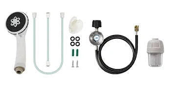LPG Tankless Water Heater with Shower Kit-CZECH REPUBLIC / 32KW 16L white