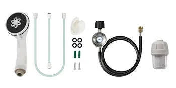 LPG Tankless Water Heater with Shower Kit-CZECH REPUBLIC / 32KW 16L white