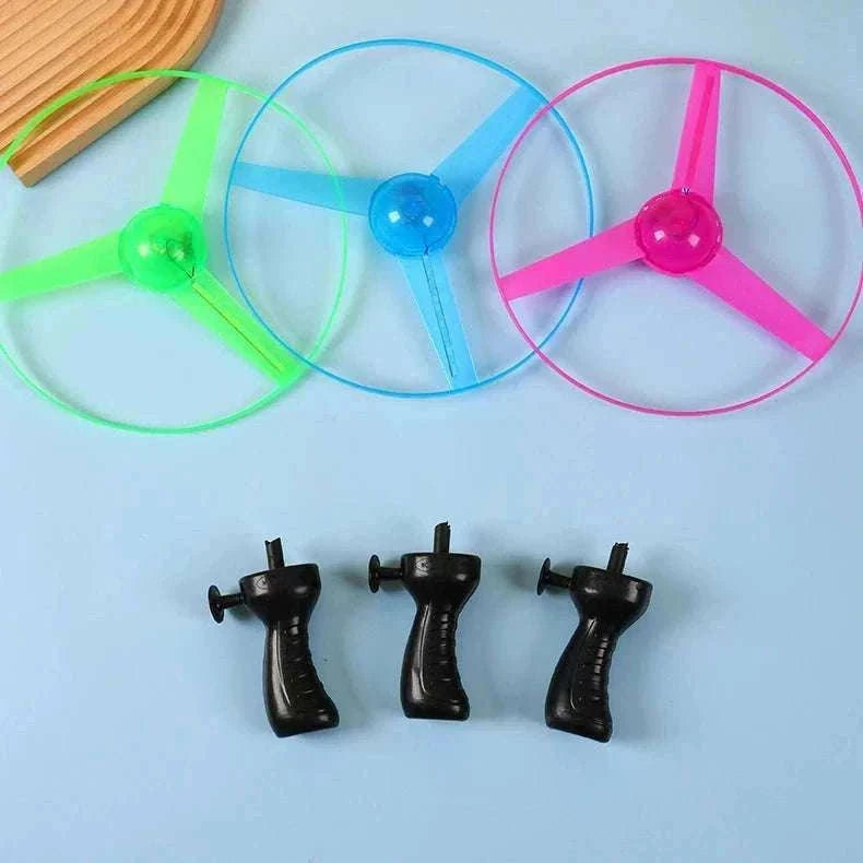 Luminous LED Flying Disc Toy for Kids Outdoor Play-1PCS random color