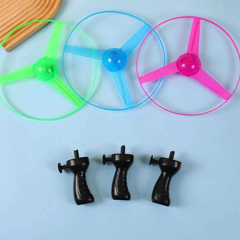 Luminous LED Flying Disc UFO Toy for Kids-1PCS random color