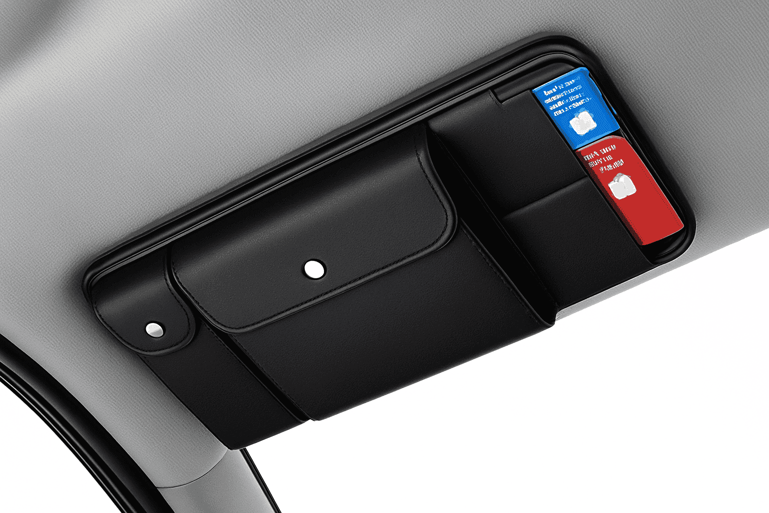 Luxury Car Sun Visor Organizer Multi-Pocket Storage Bag-1pc