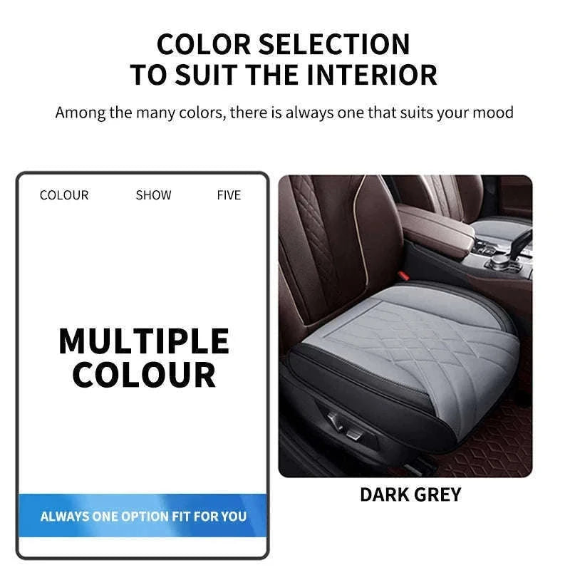 Luxury Full-Wrapped Car Seat Cover-gray rear x1