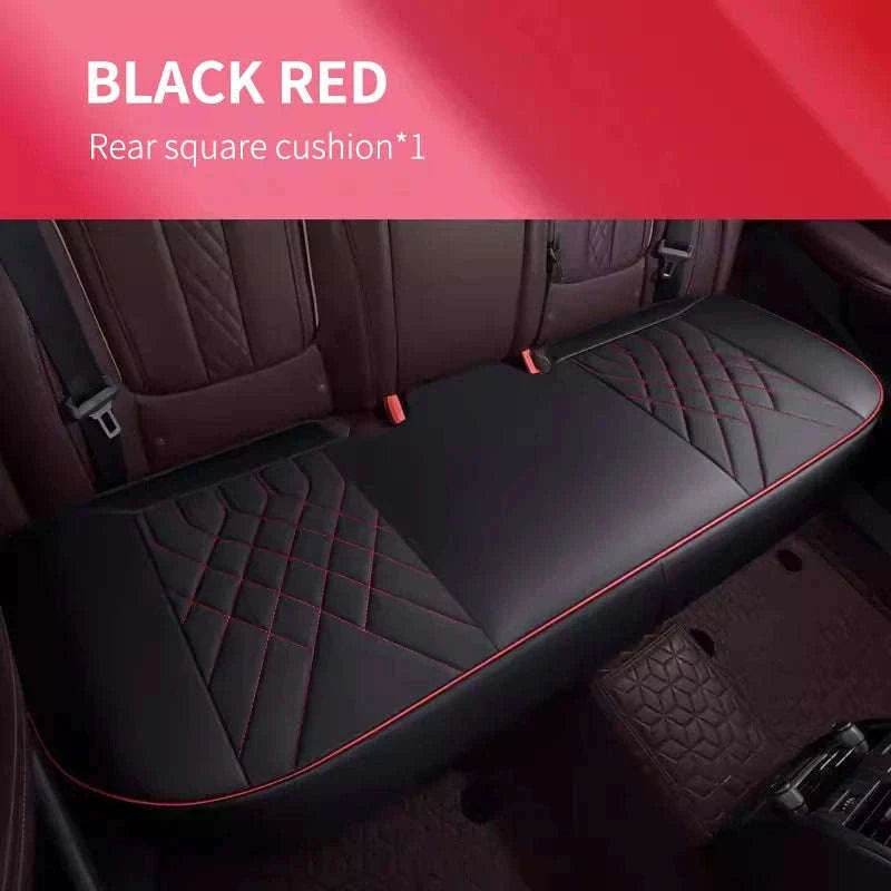 Luxury Full-Wrapped Car Seat Cover-gray rear x1