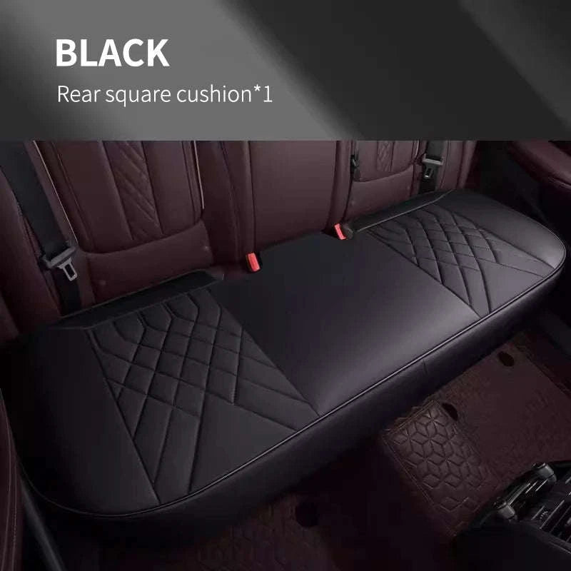 Luxury Full-Wrapped Car Seat Cover-gray rear x1