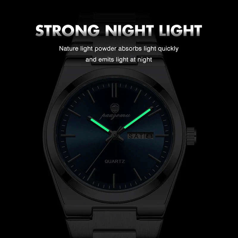 Luxury Sport Quartz Watch for Men-Gold Gold