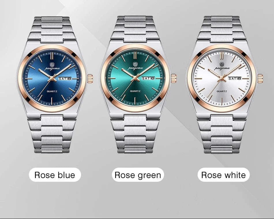 Luxury Sport Quartz Watch for Men-Gold Gold