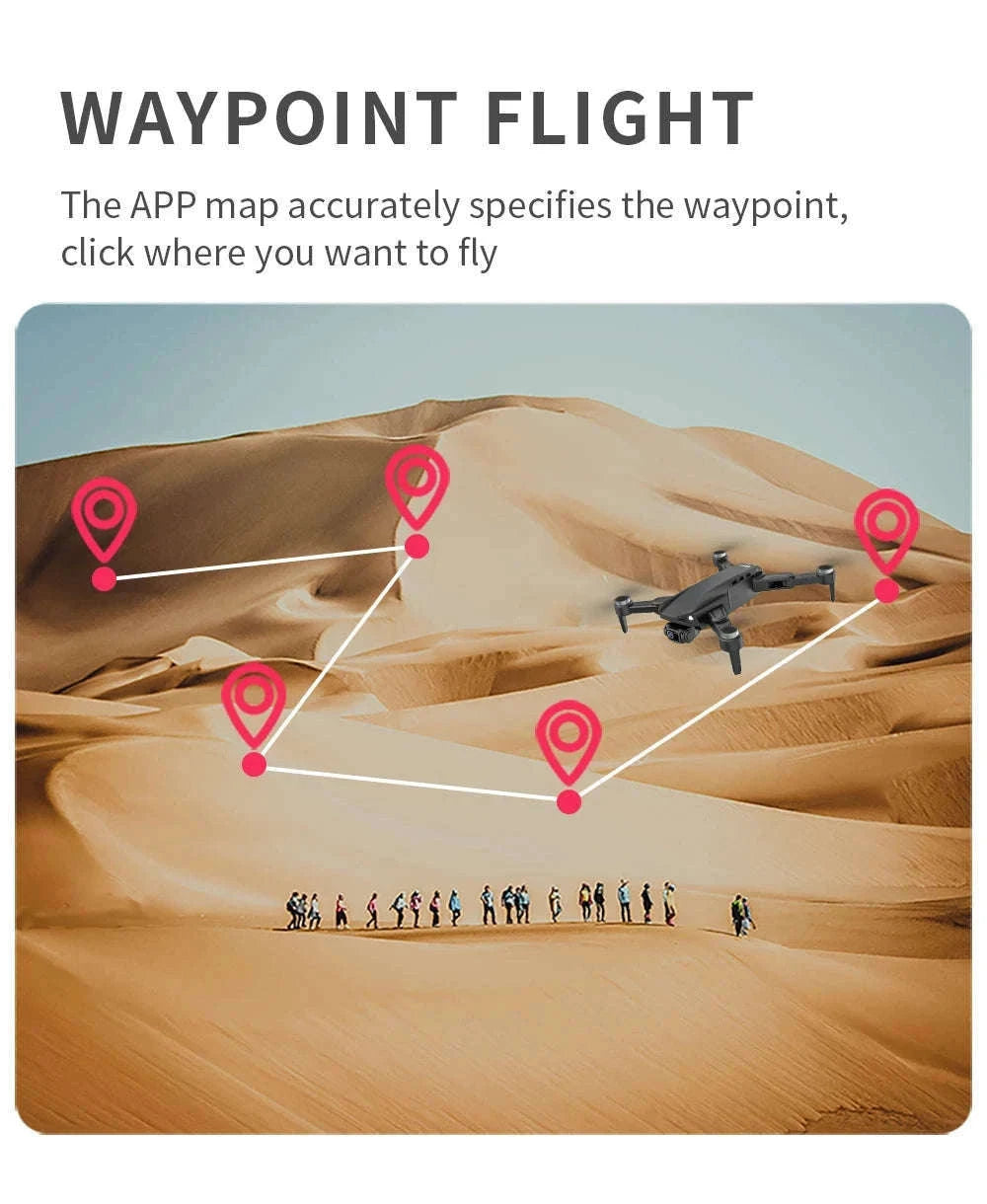 LYZRC L900 PRO SE GPS 4K Brushless Foldable Drone-SE Black 2 BATT FB