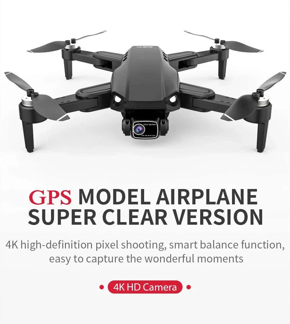 LYZRC L900 PRO SE GPS 4K Brushless Foldable Drone-SE Black 2 BATT FB