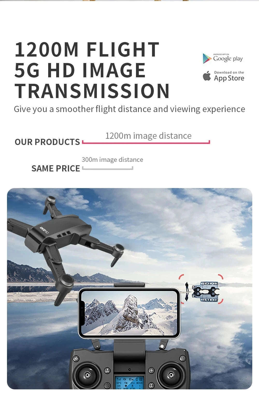LYZRC L900 PRO SE GPS 4K Brushless Foldable Drone-SE Black 2 BATT FB