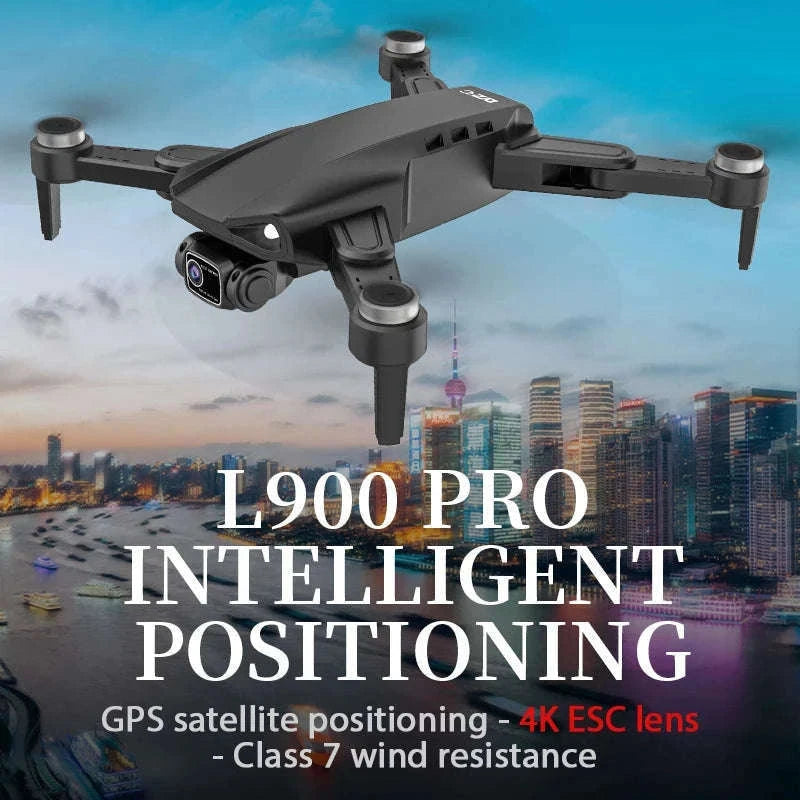 LYZRC L900 PRO SE GPS 4K Brushless Foldable Drone-SE Black 2 BATT FB