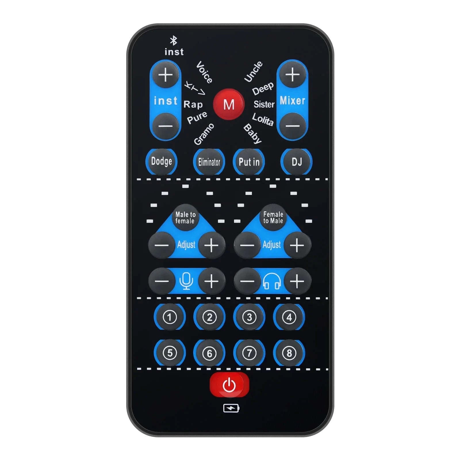 M10 Voice Changer Device with Karaoke & Multi‑Voice Effects-M10