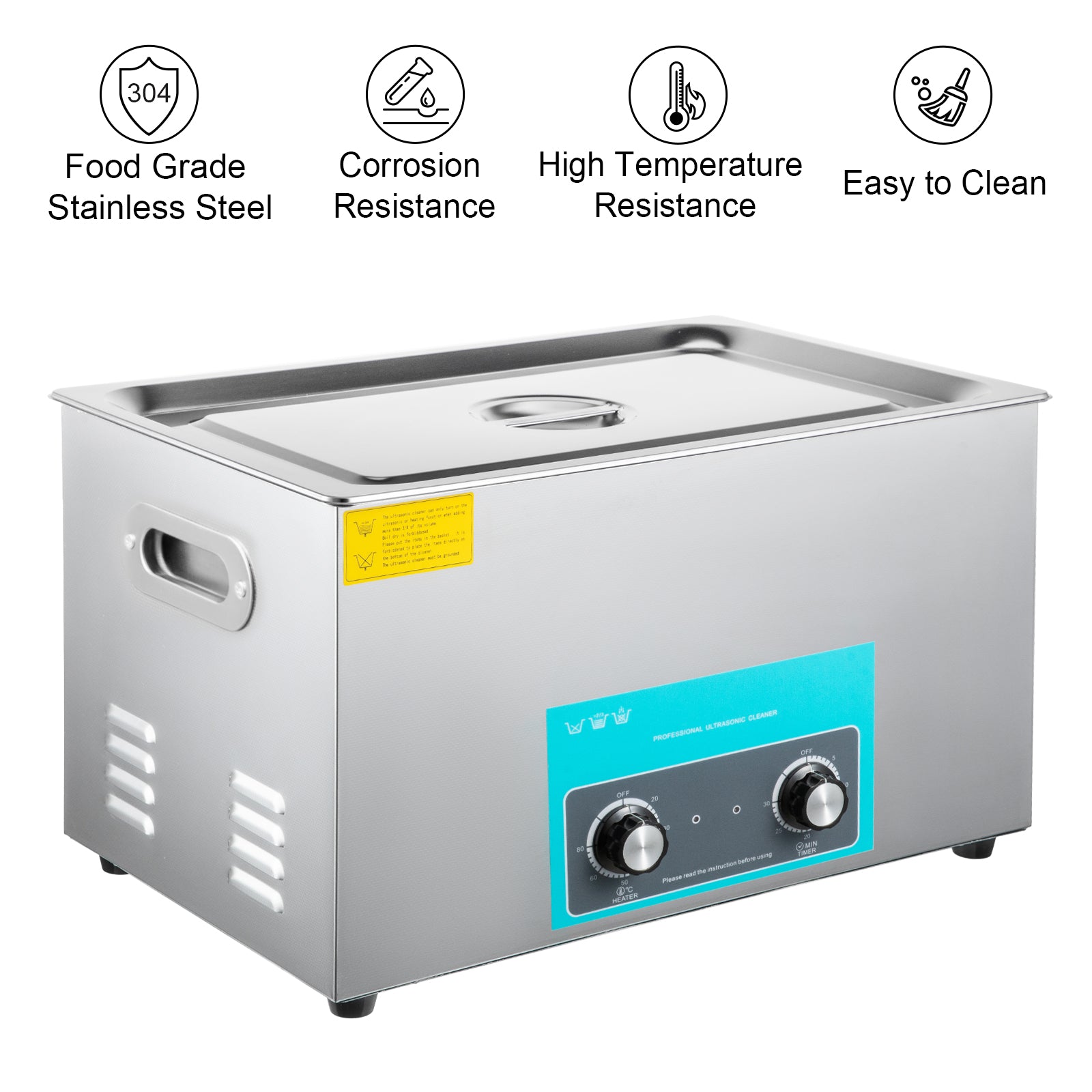 Ultrasonic Cleaner with Heating 2L–30L Deep Cleaning Machine