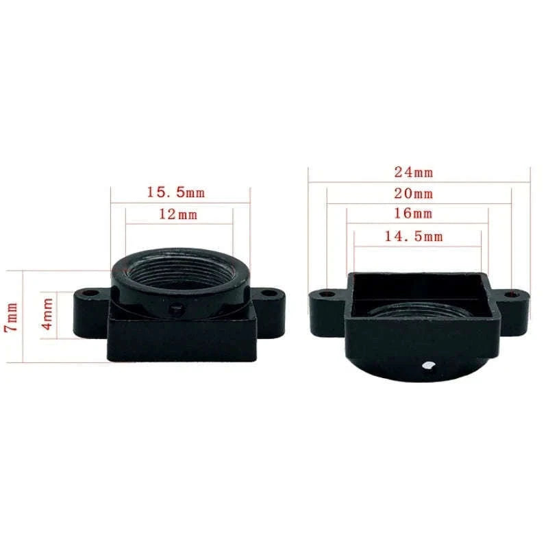 M12 Metal Lens Mount Holder for CCTV Camera Modules-7mm height