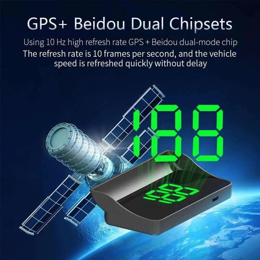M2 Car Head Up Display with GPS and Beidou Satellite Tracking-A / CN