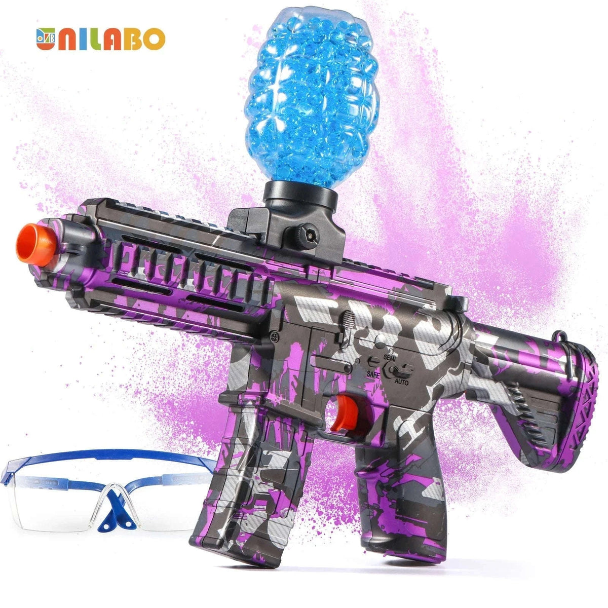 M416 Electric Ball Blaster Toy Gun with Foam Ball Action-green