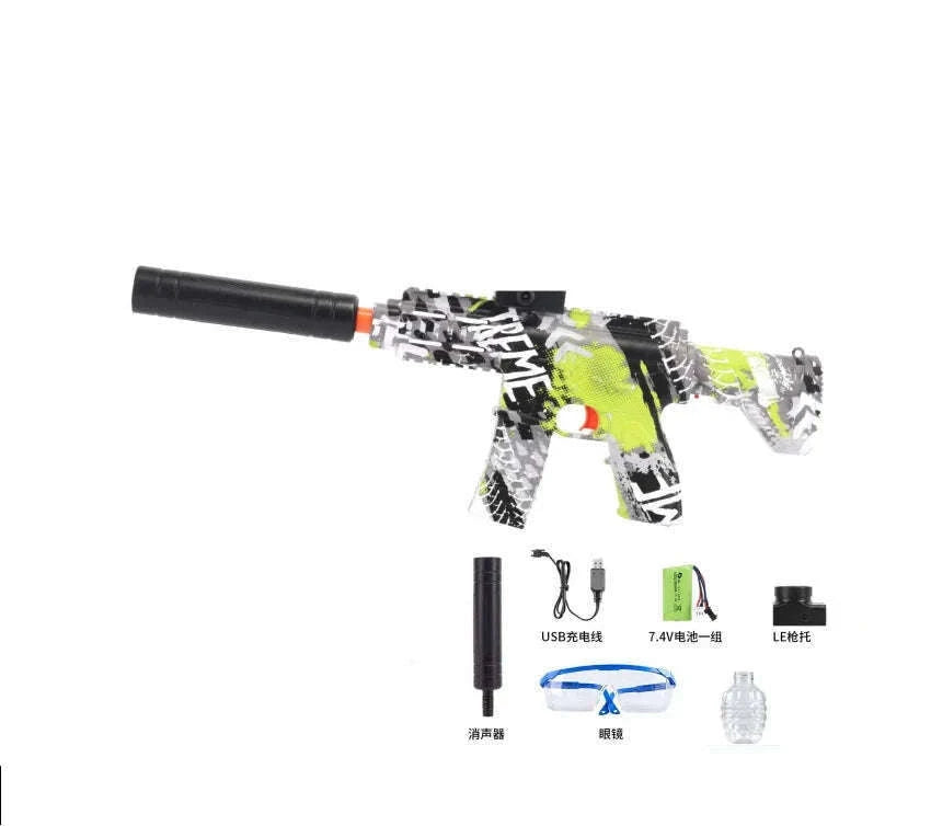 M416 Electric Blaster Gun Set for Fast Outdoor Play-Light Red
