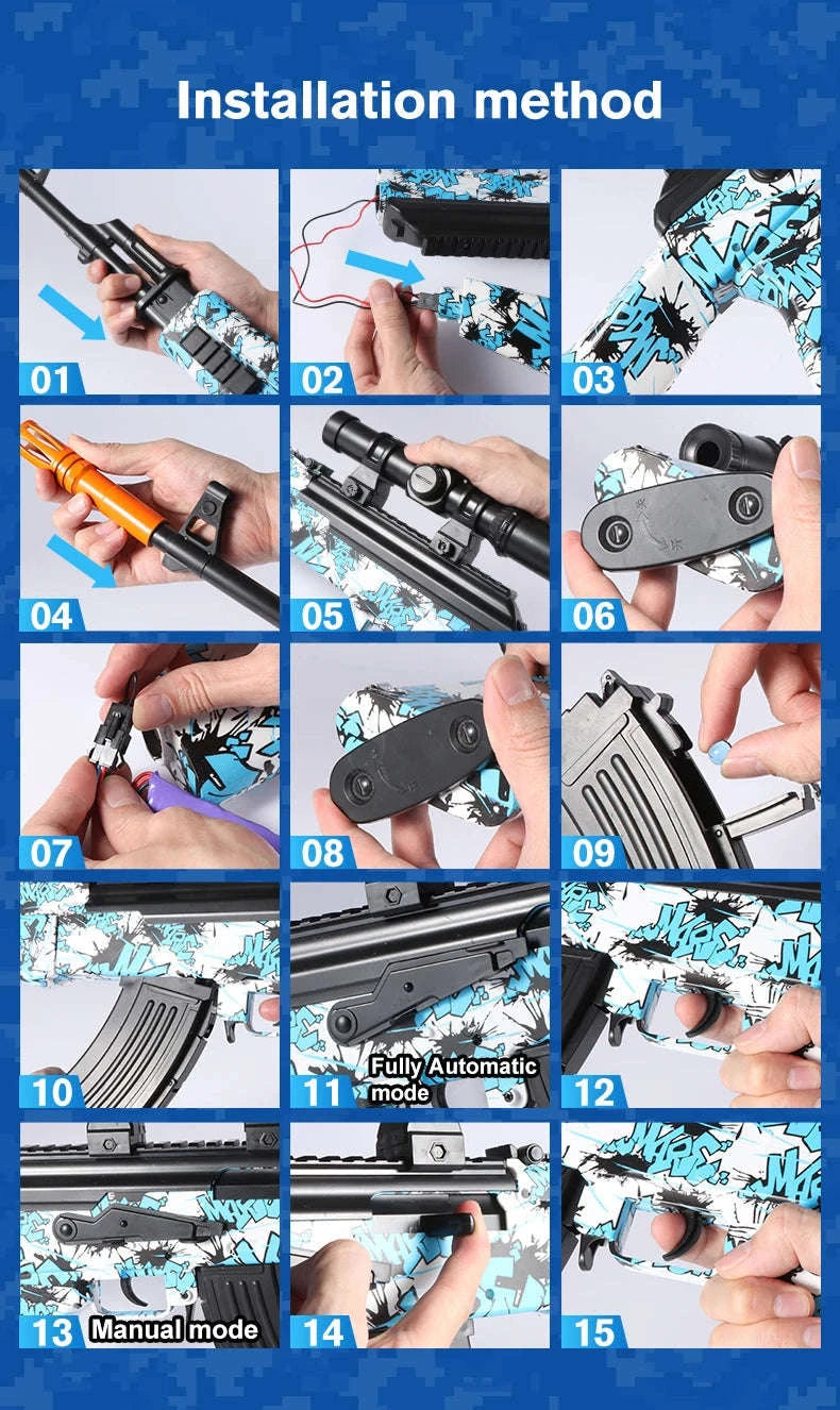 M416 Electric Blaster Gun Set-G360-A