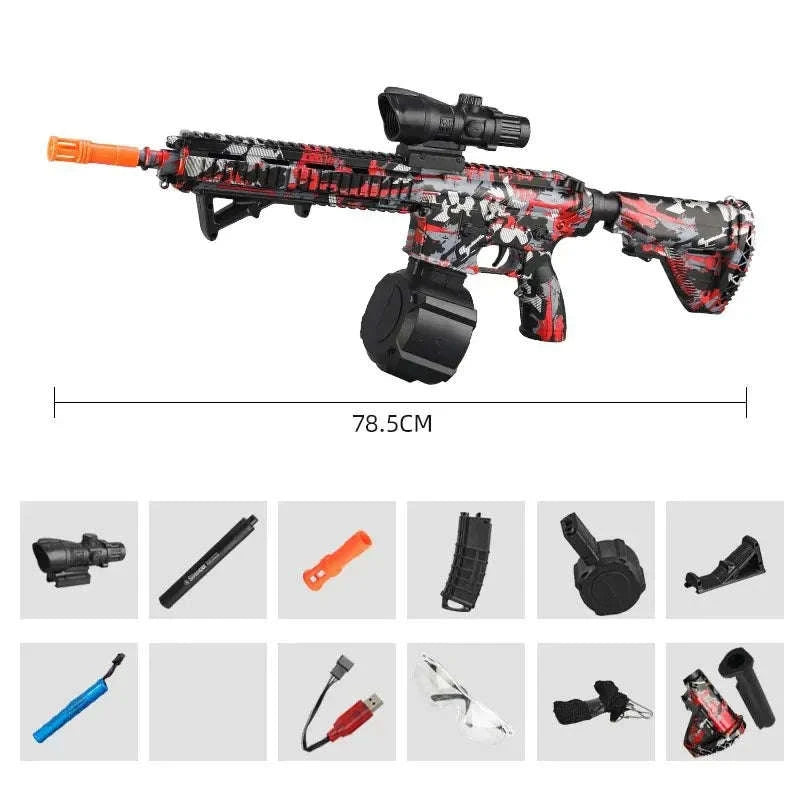 M416 Gel Ball Blaster-M416-Red