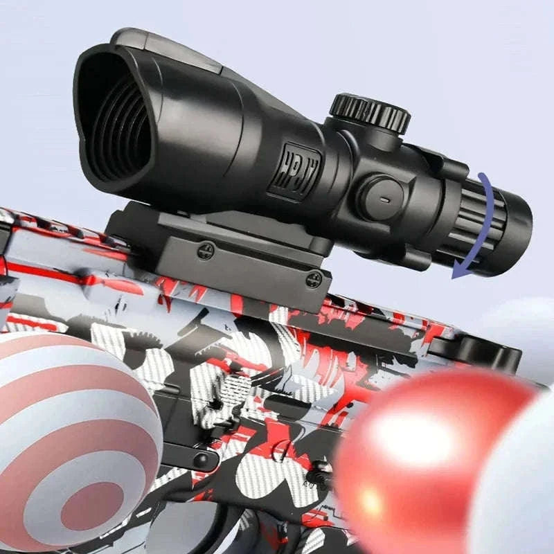 M416 Gel Ball Blaster with Dual Magazines and Safety Gear-M416-Red