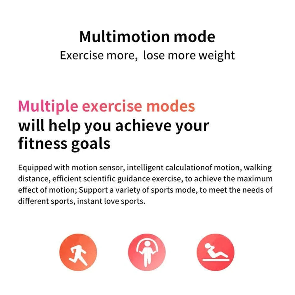 M6 Fitness Smart Watch for Activity, Sleep and Daily Alerts-black
