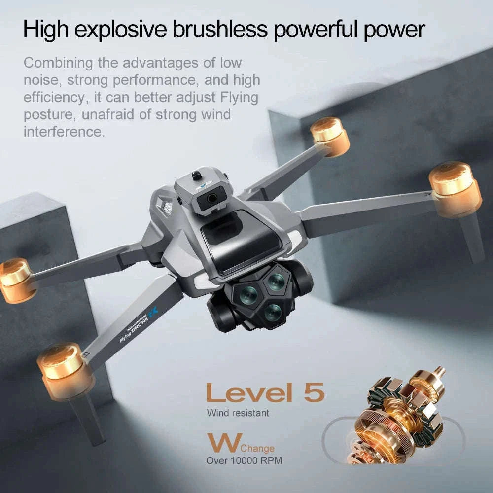 M66 Drone Folding Camera Quadcopter-M66-Grey