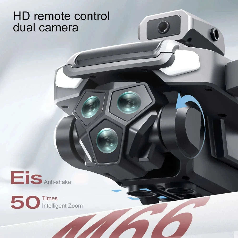M66 Drone Folding Camera Quadcopter-M66-Grey