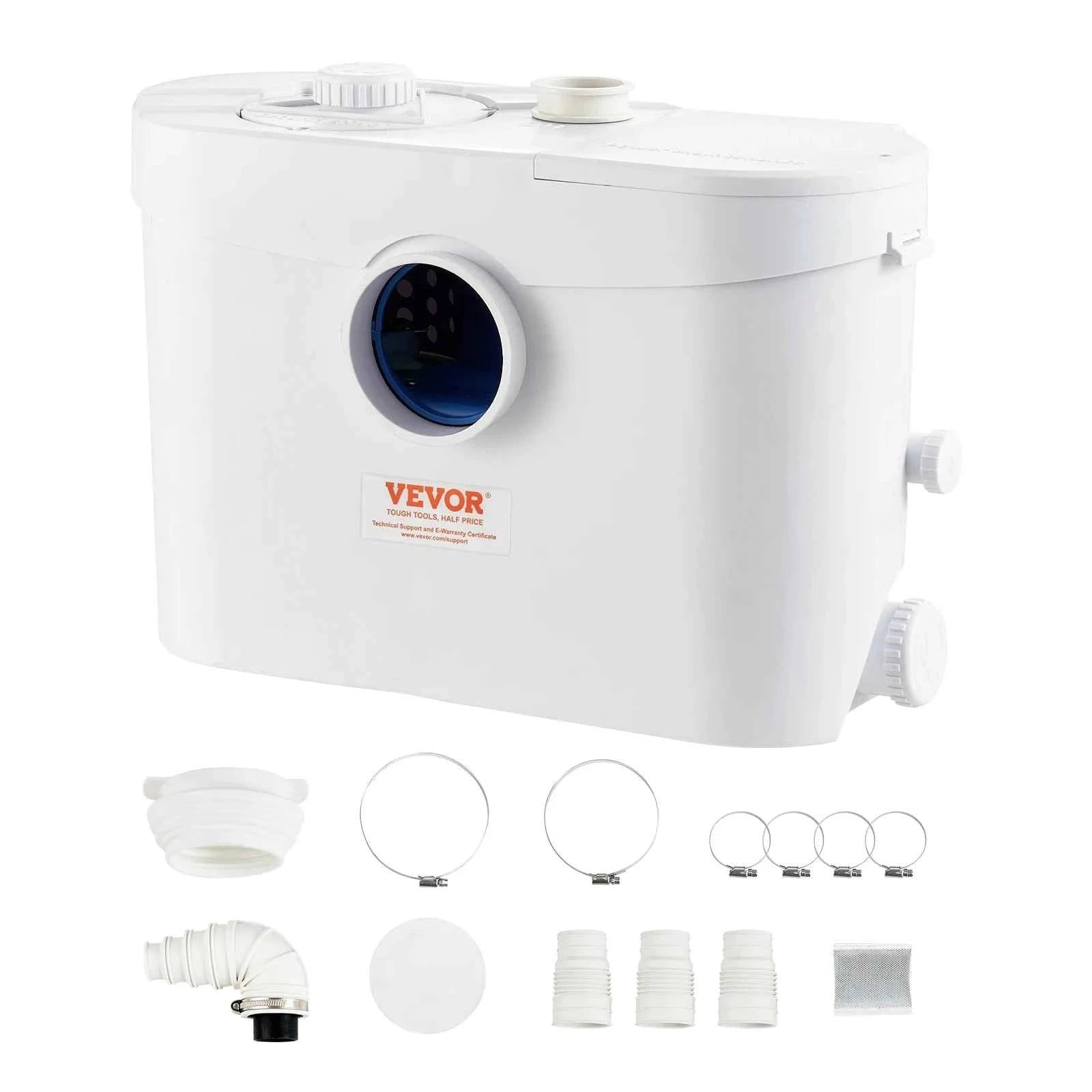 Macerator Sewerage Sump Pump with 3 Water Inlets and Check Valve-United States / 1200W